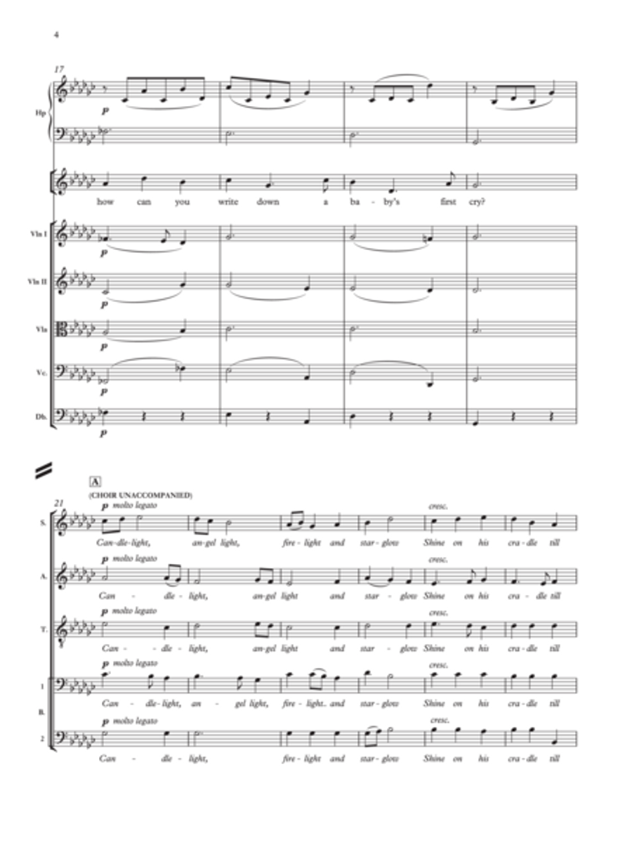 Candlelight Carol Candlelight Carol Choir scores gallery preview page 4