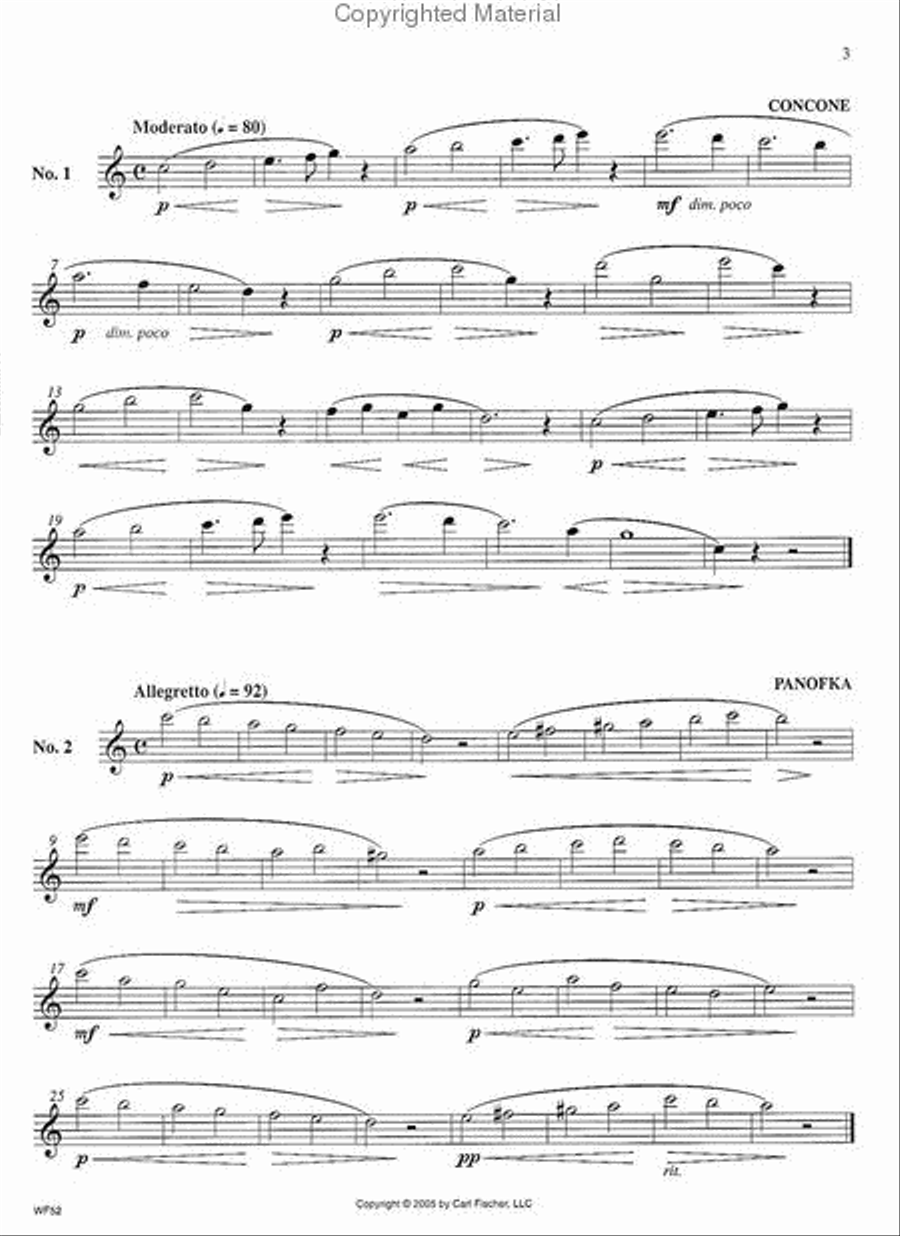 Studies In Lyricism for Flute Flute scores gallery preview page 2