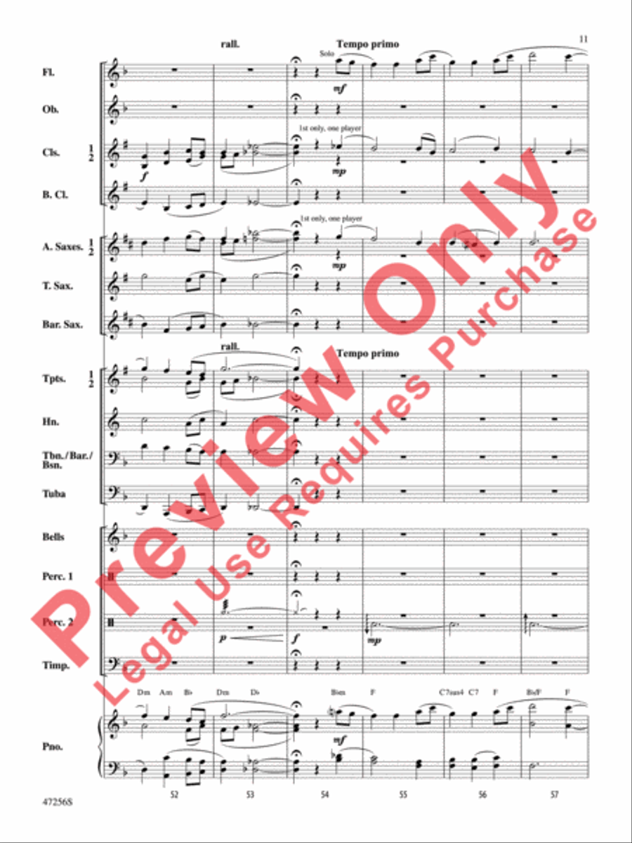 Blessed Legacy Blessed Legacy Concert Band scores gallery preview page 12