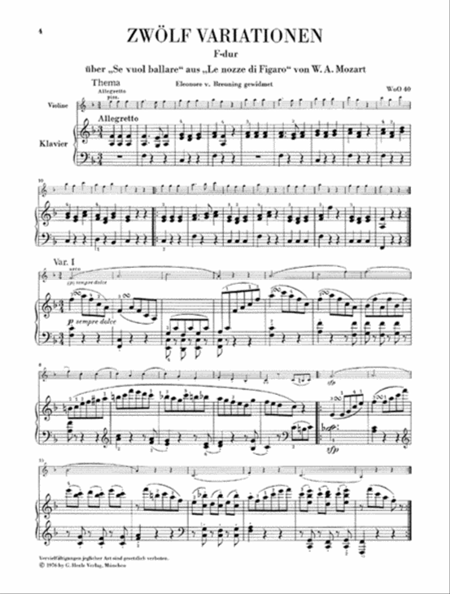 Variations, Rondo, & Dances Violin Solo scores gallery preview page 3