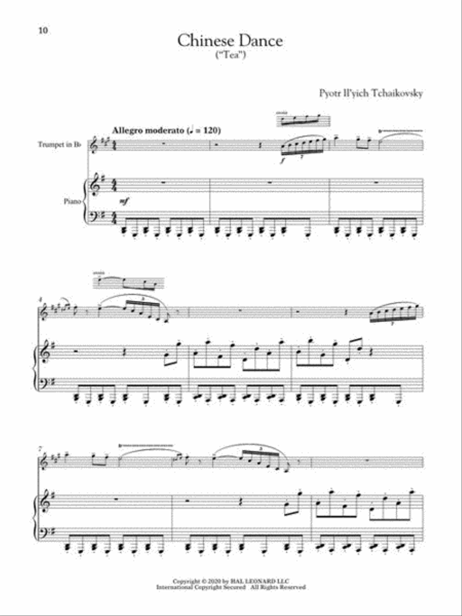 The Nutcracker for Classical Players Trumpet Solo scores gallery preview page 5