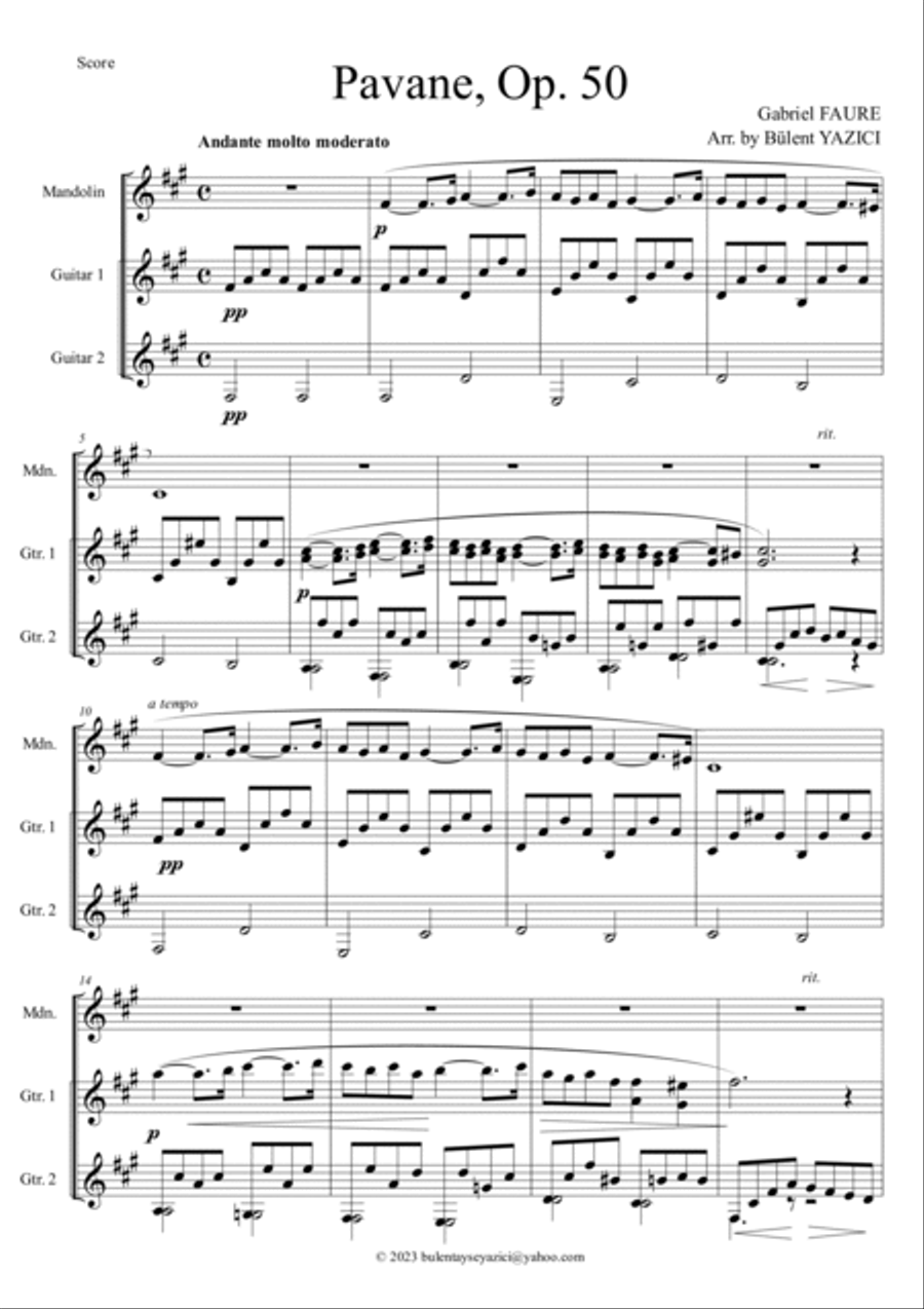Pavane, Op. 50