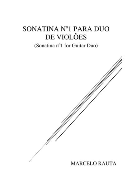 Sonatina nº1 para duo de violões (Sonatina nº1 for Guitar Duo)