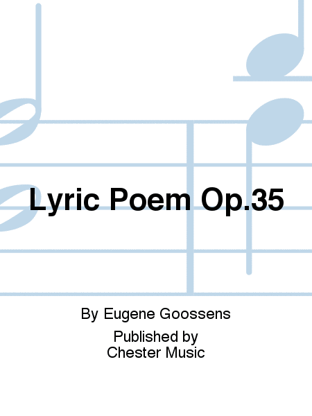 Lyric Poem Op.35