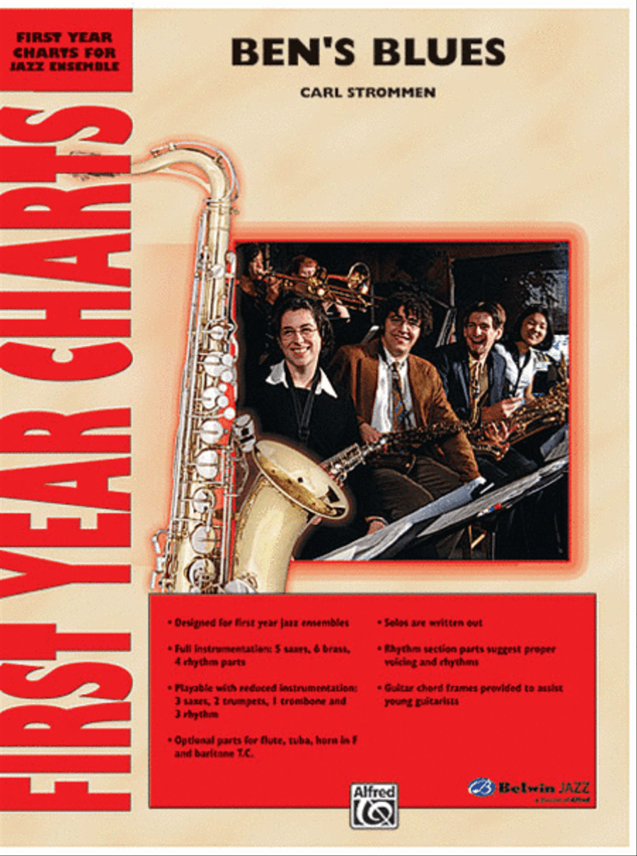 Ben's Blues Jazz Ensemble scores gallery preview page 1