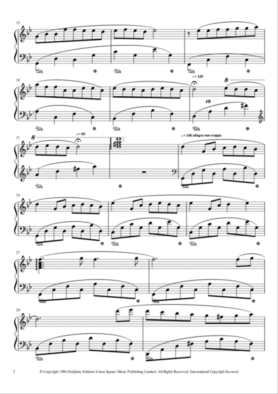Mariage D'amour Piano, Vocal, Guitar scores gallery preview page 2