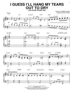 I Guess I'll Hang My Tears Out To Dry [Jazz version] (arr. Brent Edstrom)