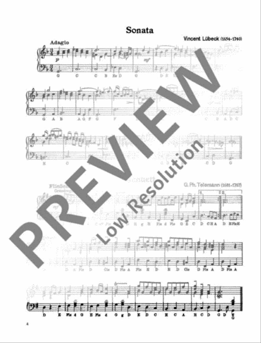Das große Barock-Buch für Akkordeon Accordion scores gallery preview page 5