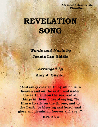 Book cover for Revelation Song