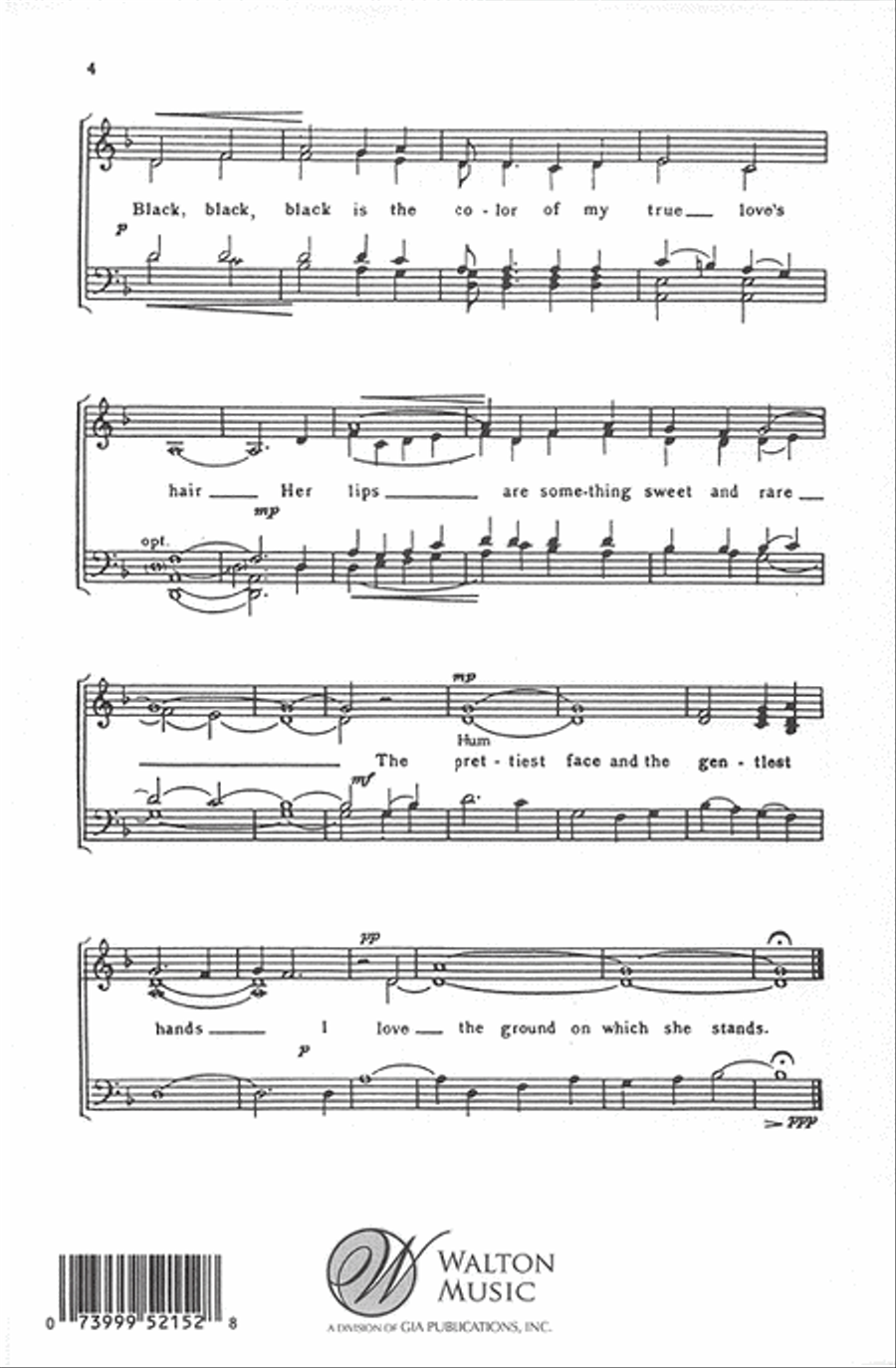 Black Is the Color Black Is the Color Divisi scores gallery preview page 4