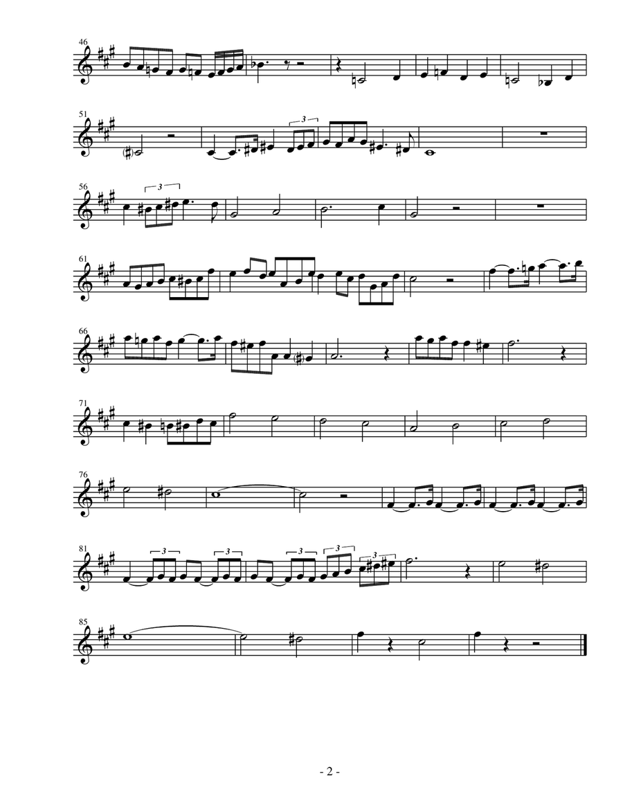 Faure: Pavane for flute, violin, and classical guitar Small Ensemble scores gallery preview page 5