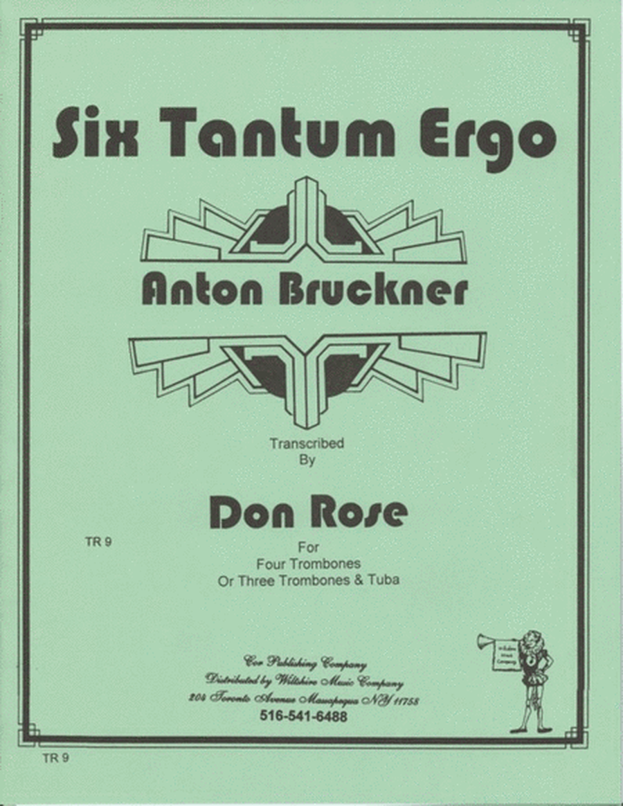 Six Tantum Ergo (Don Rose)