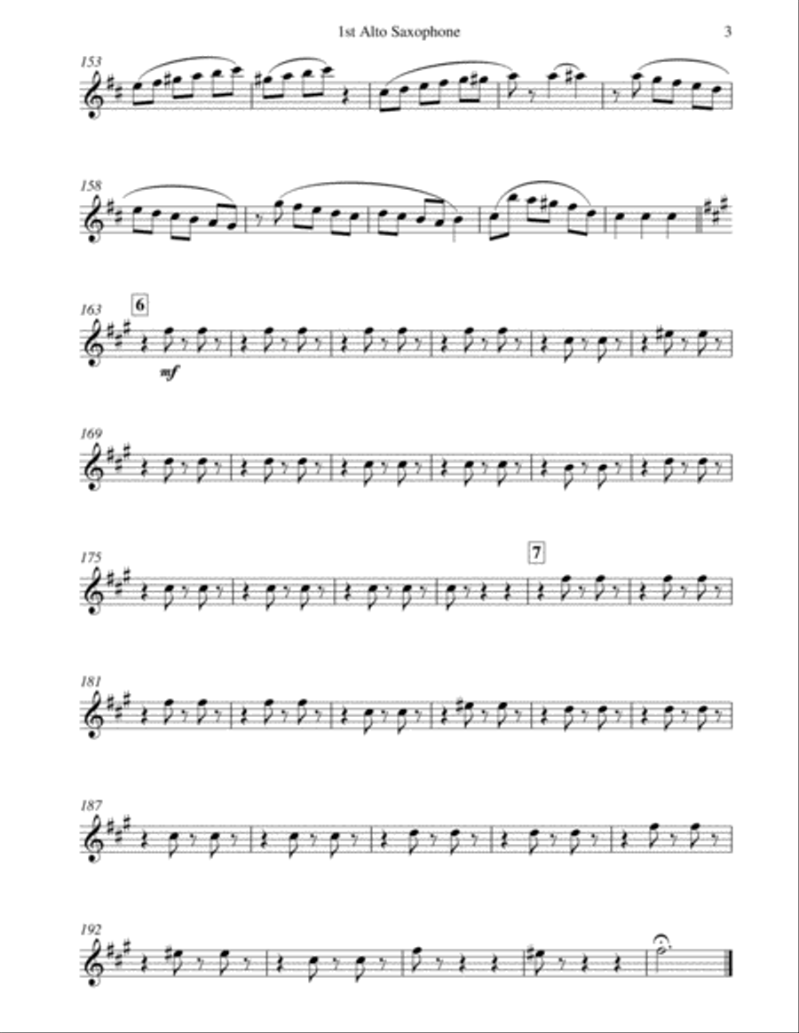 Waltz of the Flowers - P.I.Tchaikovsky (For Saxophone Quintet) Saxophone Quintet scores gallery preview page 6