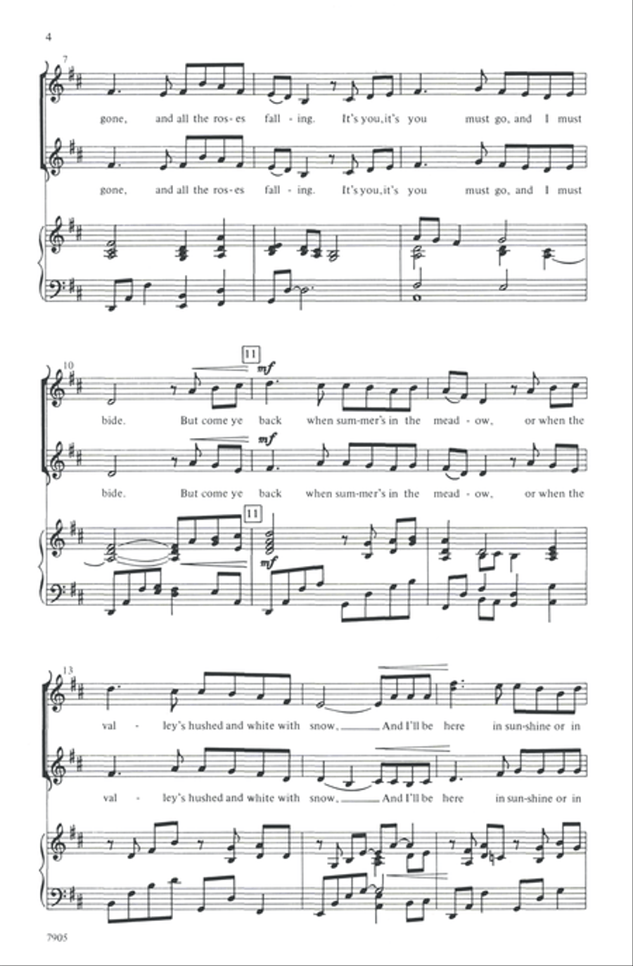 Danny Boy 2-Part scores gallery preview page 3