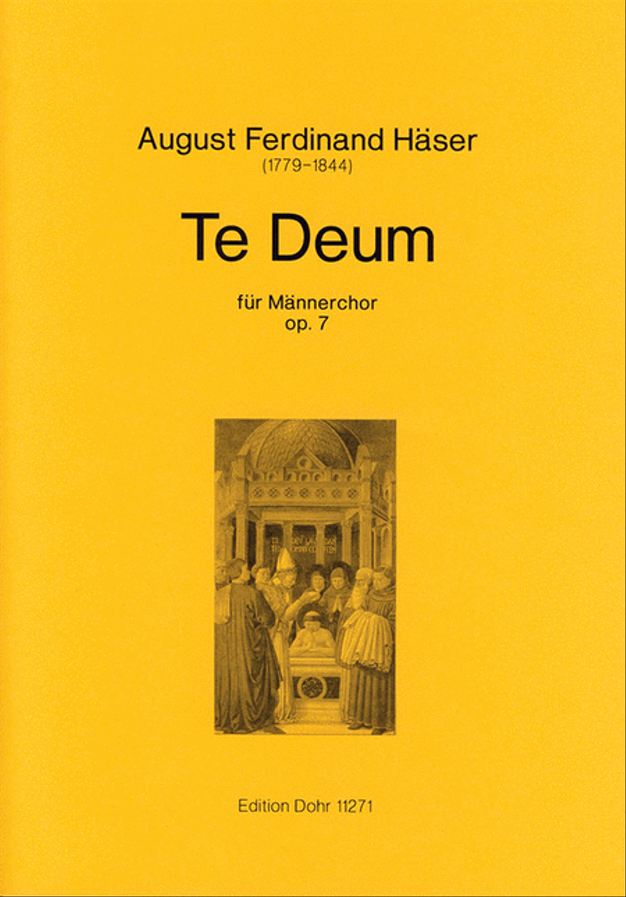 Te Deum für Männerchor a cappella op. 7 A Cappella scores gallery preview page 1
