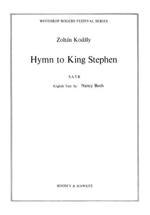 Book cover for Hymn to King Stephen