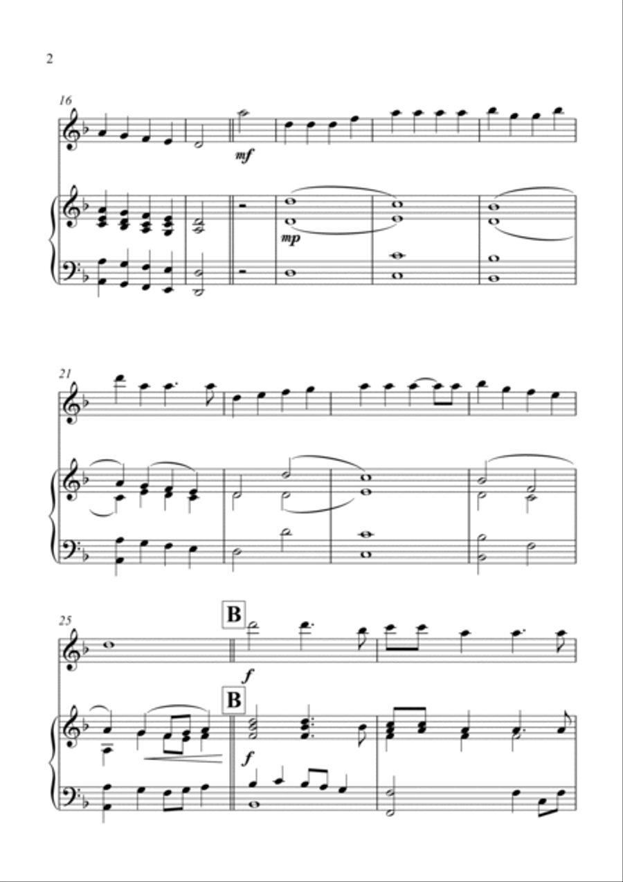 Wellerman (Violin & Piano) Violin Solo scores gallery preview page 2