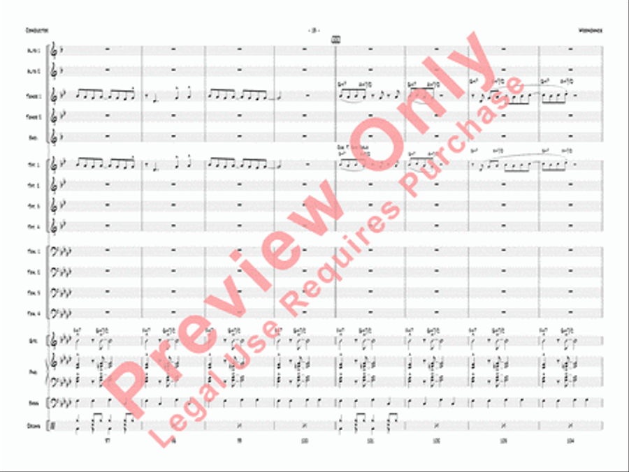 Moondance Jazz Ensemble scores gallery preview page 16