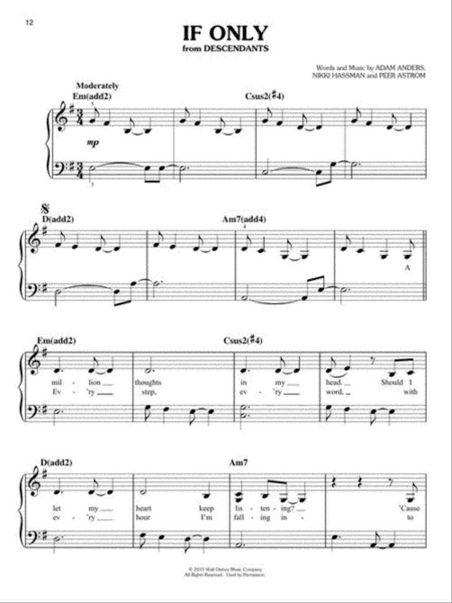 <br>Sheet music extract