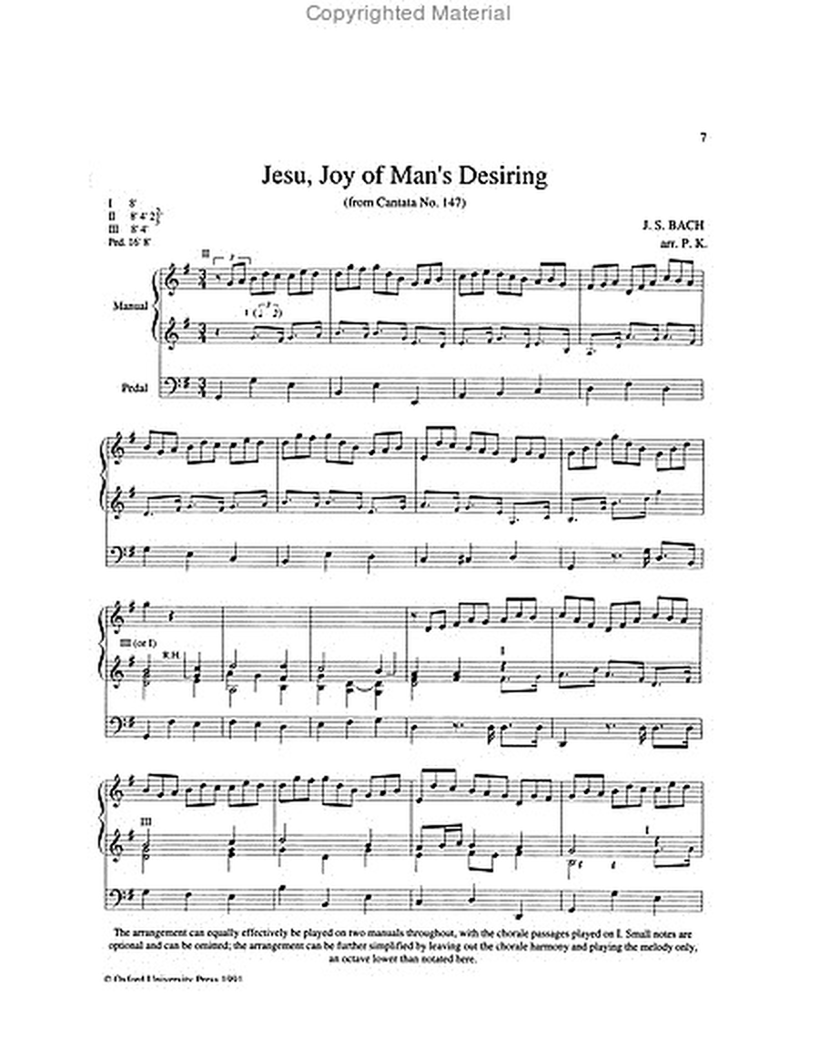 The Oxford Book of Wedding Music with pedals