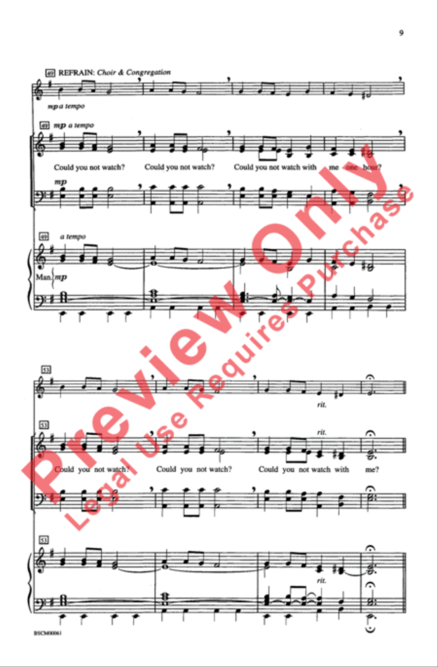 Could You Not Watch 4-Part scores gallery preview page 8
