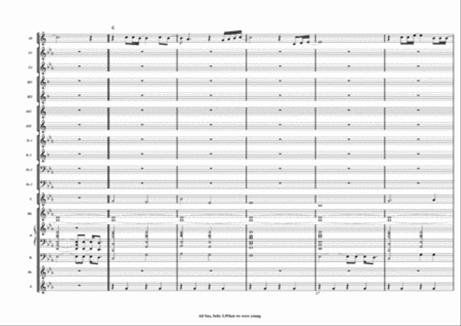 When We Were Young Large Ensemble scores gallery preview page 3