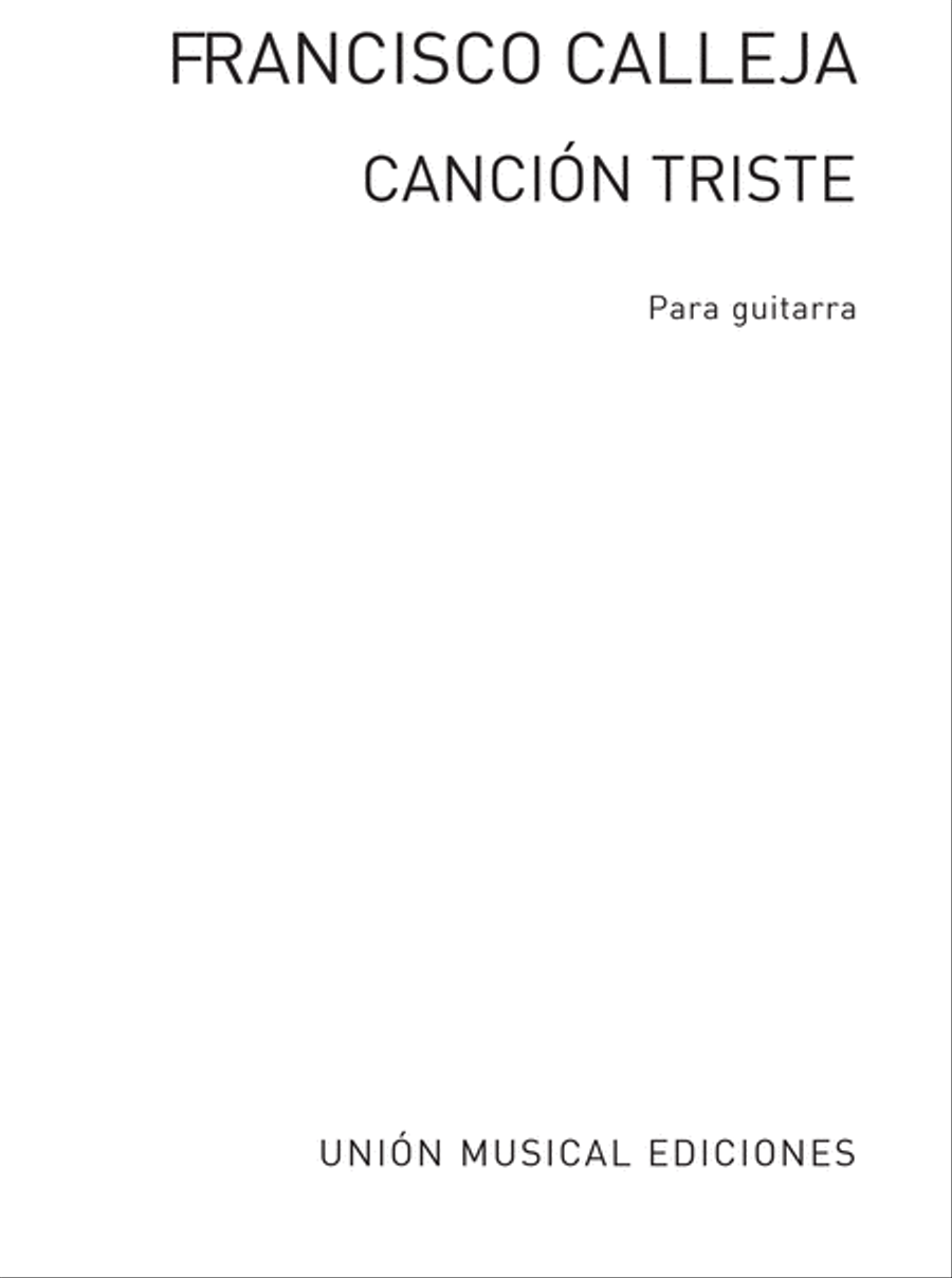 Cancion Triste Acoustic Guitar scores gallery preview page 1