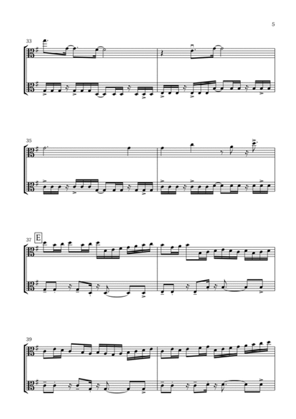 Canon in D (Pop Style) - For Viola Duet image number null