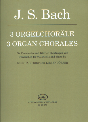 Book cover for 3 Orgelchoräle