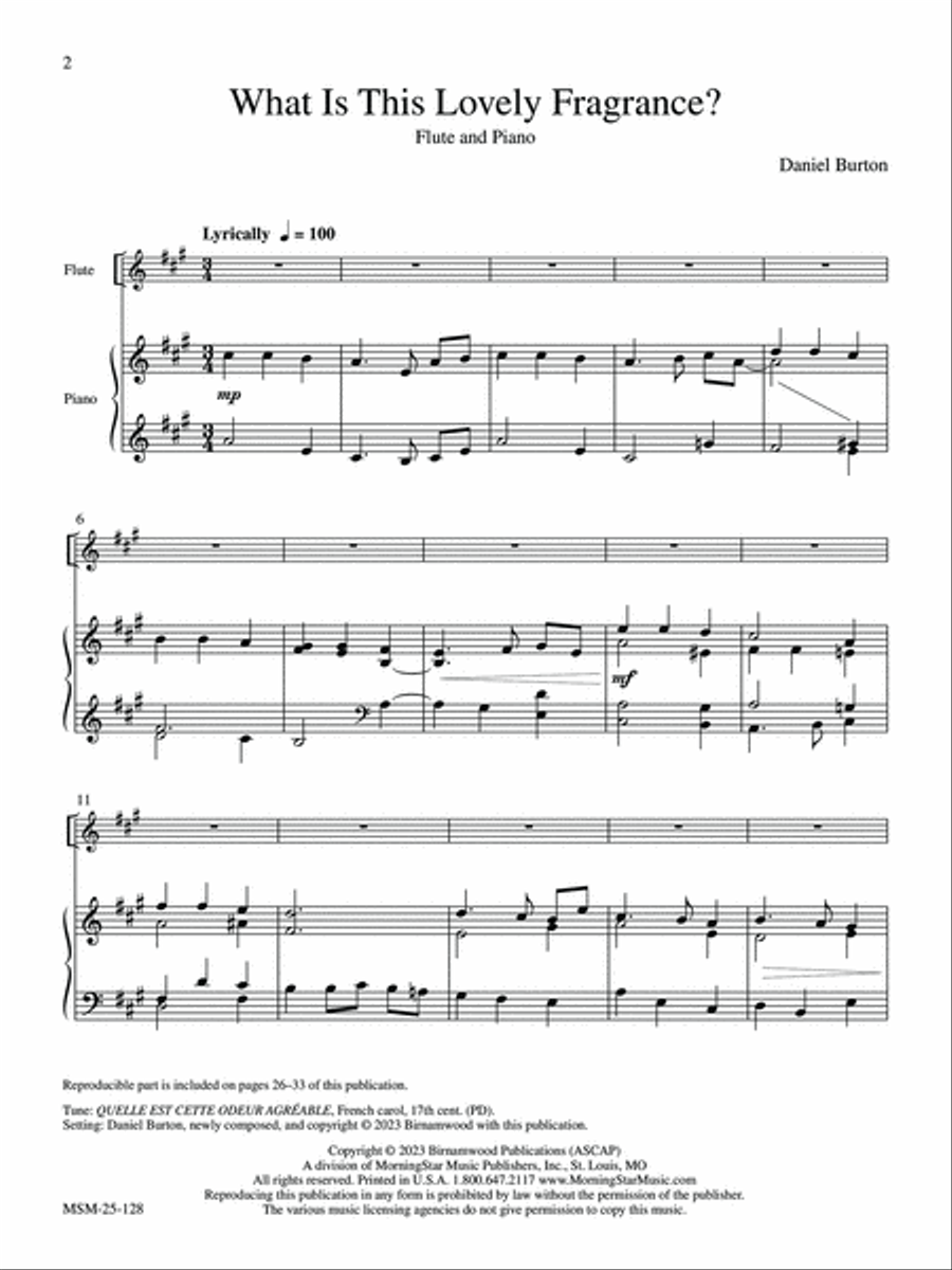 Away in a Manger Flute Solo scores gallery preview page 4