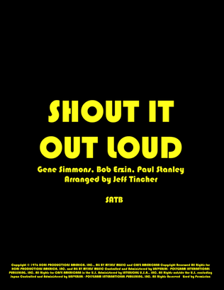Shout It Out Loud