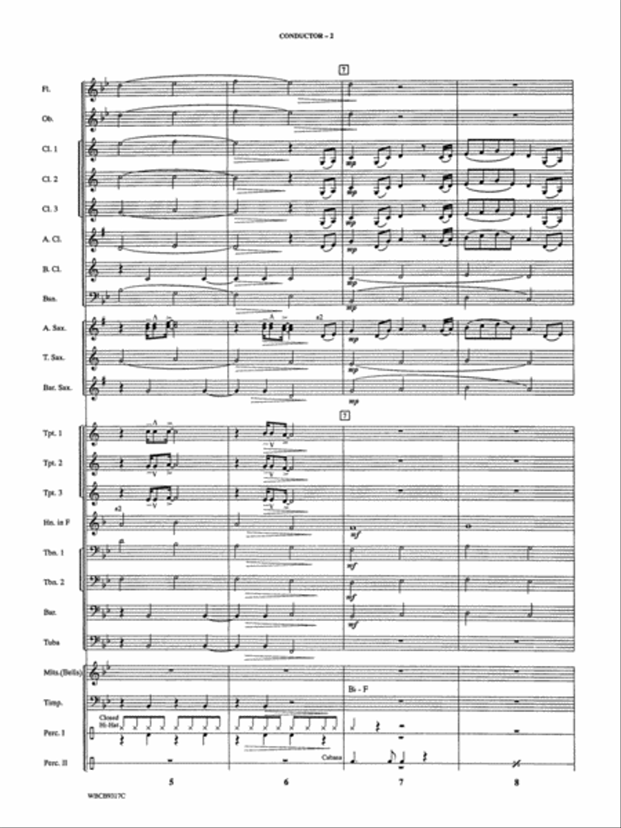Heal the World: Score Concert Band scores gallery preview page 3