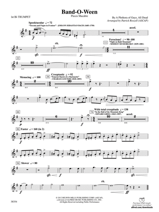 Band-O-Ween: 1st B-flat Trumpet
