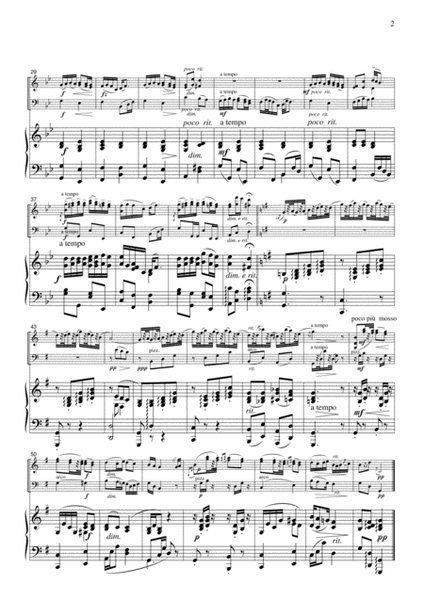Dvorak Humoreske, for piano trio, PD001