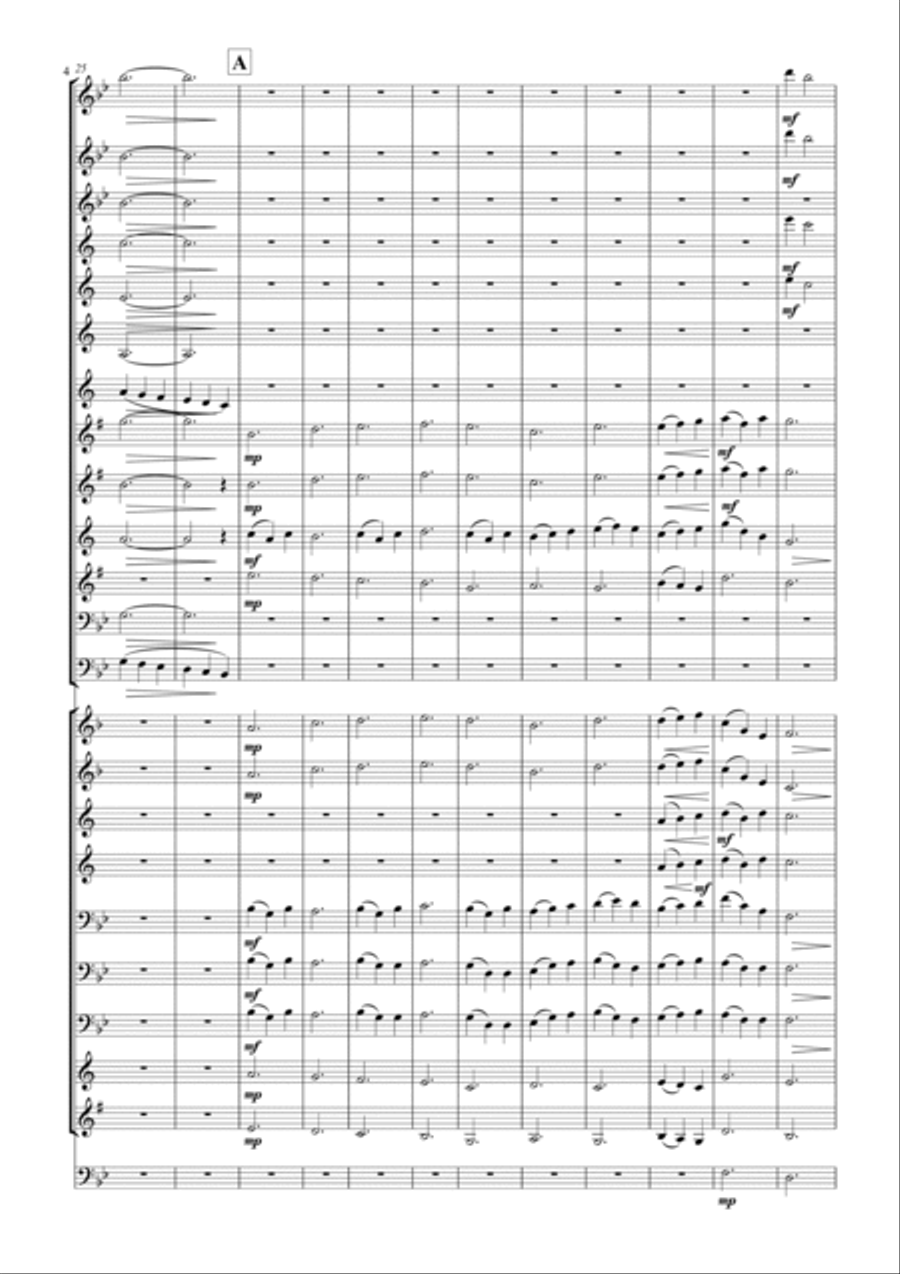 Sailscape for Concert Band Concert Band scores gallery preview page 4