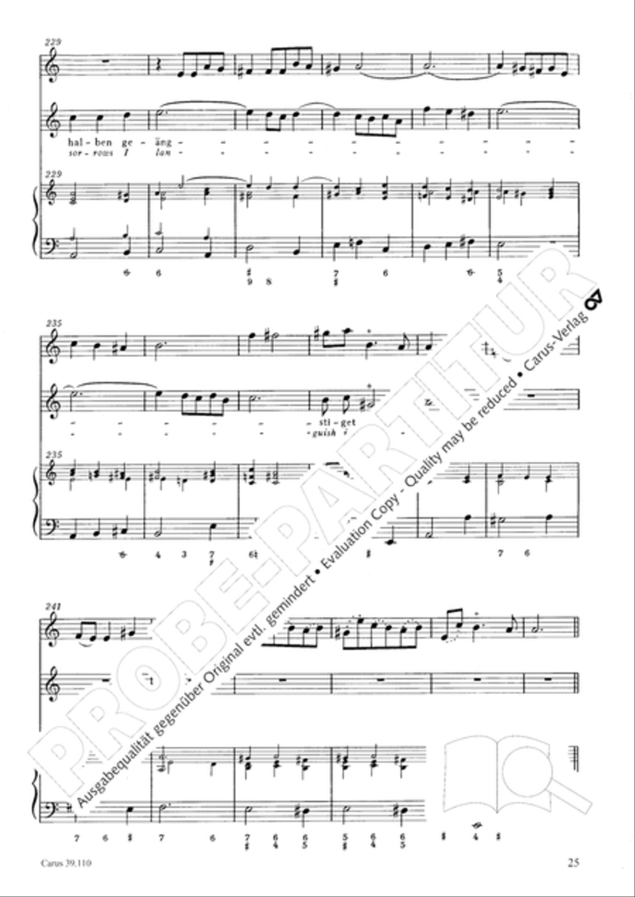O Lord, punish me not (Ach Herr, strafe mich nicht) Tenor Voice scores gallery preview page 26