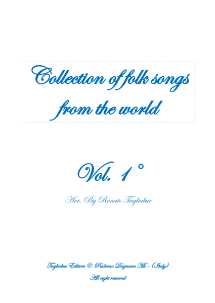 COLLECTION OF FOLK SONGS FROM THE WORLD - Vol. 1° image number null