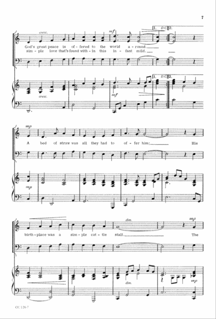 A Simple Christmas 3-Part scores gallery preview page 9