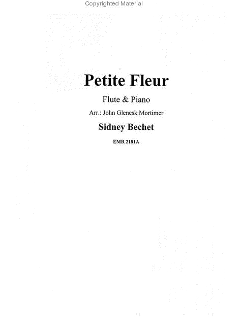 Petite Fleur Flute Solo scores gallery preview page 2