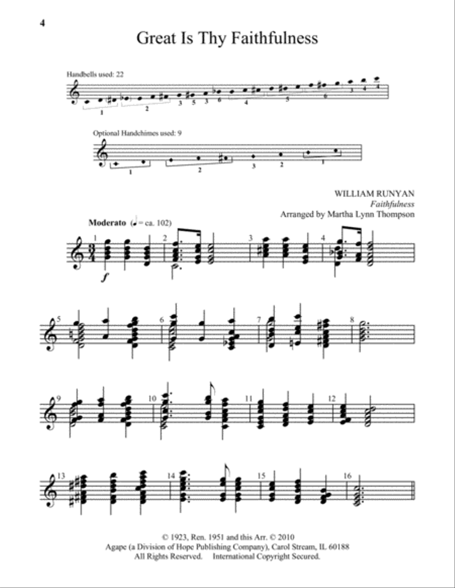 Ring with 6: Year-Round Handbell Choir scores gallery preview page 4