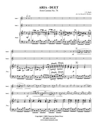 Aria-Duet from Cantata No. 78