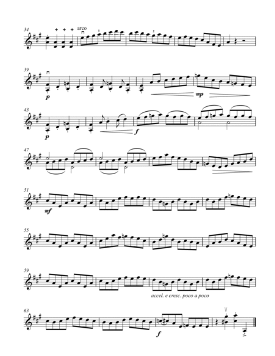 Barn Dance Violin Solo scores gallery preview page 2