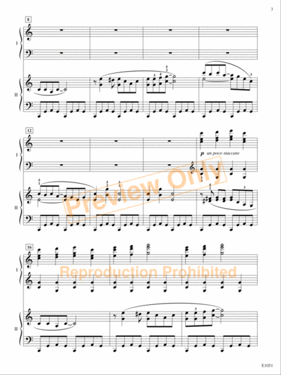Frère Jacques Rocka, Op. 70, No. 1 Small Ensemble scores gallery preview page 4