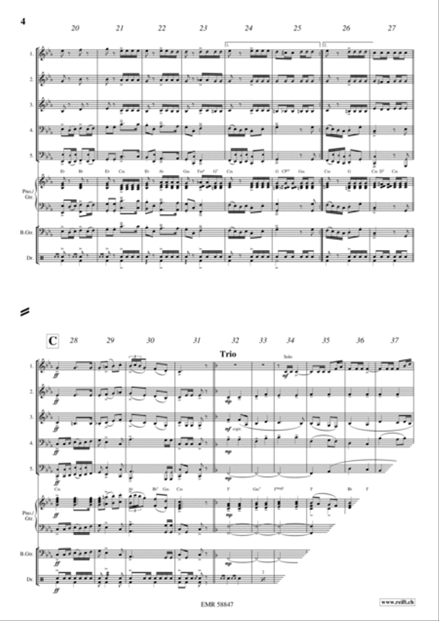 British Sea Songs March British Sea Songs March Woodwind Quintet scores gallery preview page 5