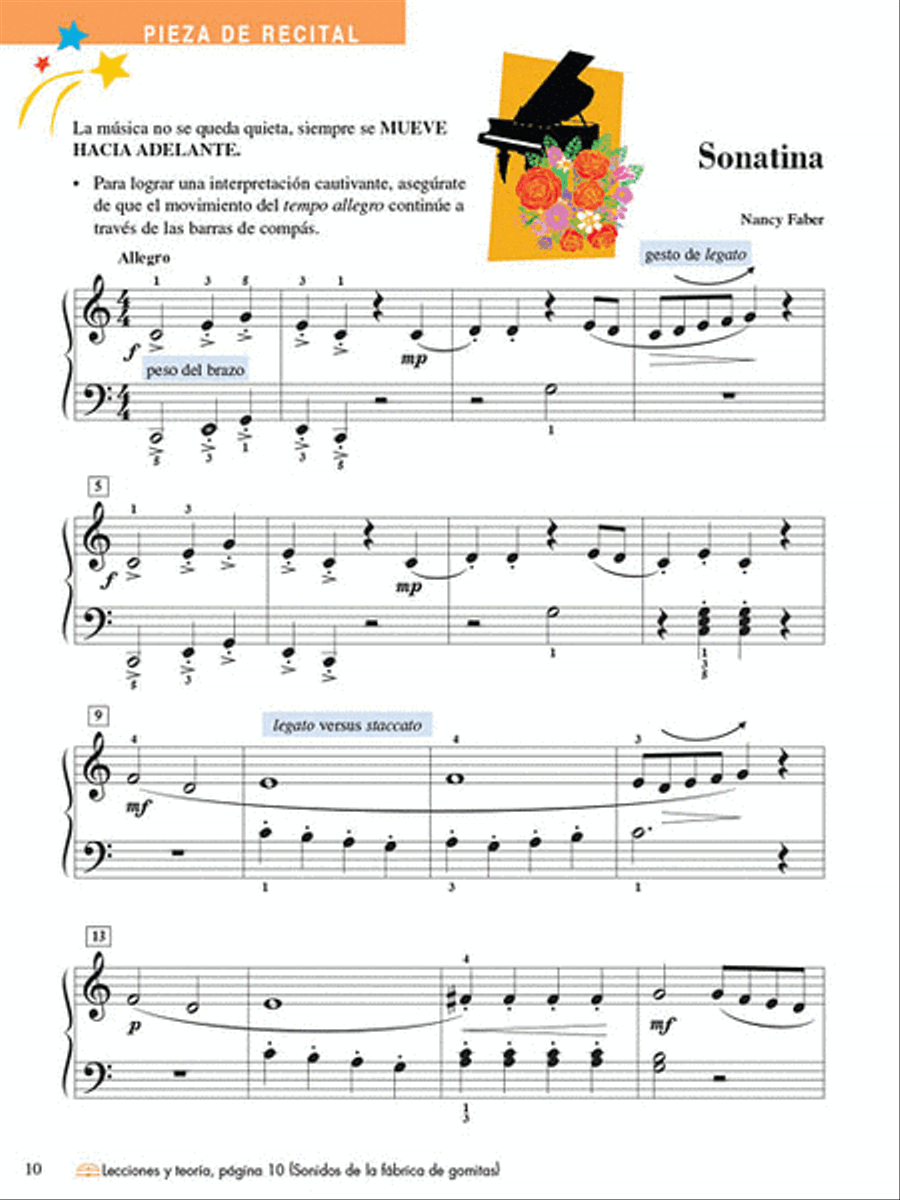 Technica e interpretacion, Nivel 4 Piano Method scores gallery preview page 4