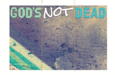 God's Not Dead - 3-Panel Backdrop - 9’x6’ Coverage - (Set of 3 posters, 3’x6’ each)