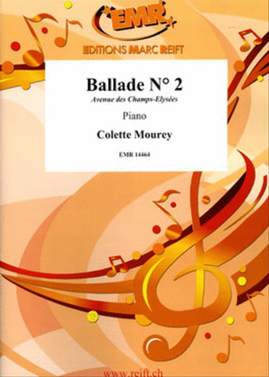 Ballade No. 2 Piano Solo scores gallery preview page 1