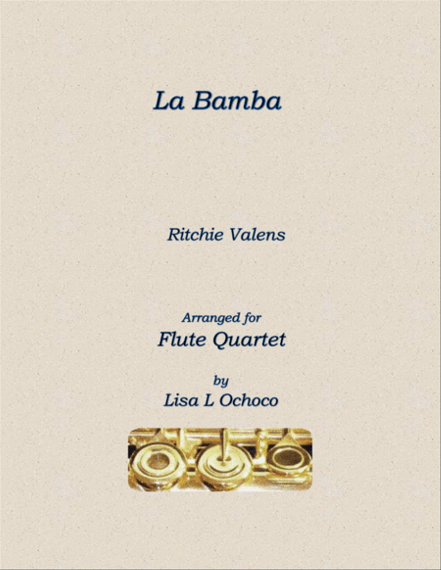 La Bamba Flute Quartet scores gallery preview page 1