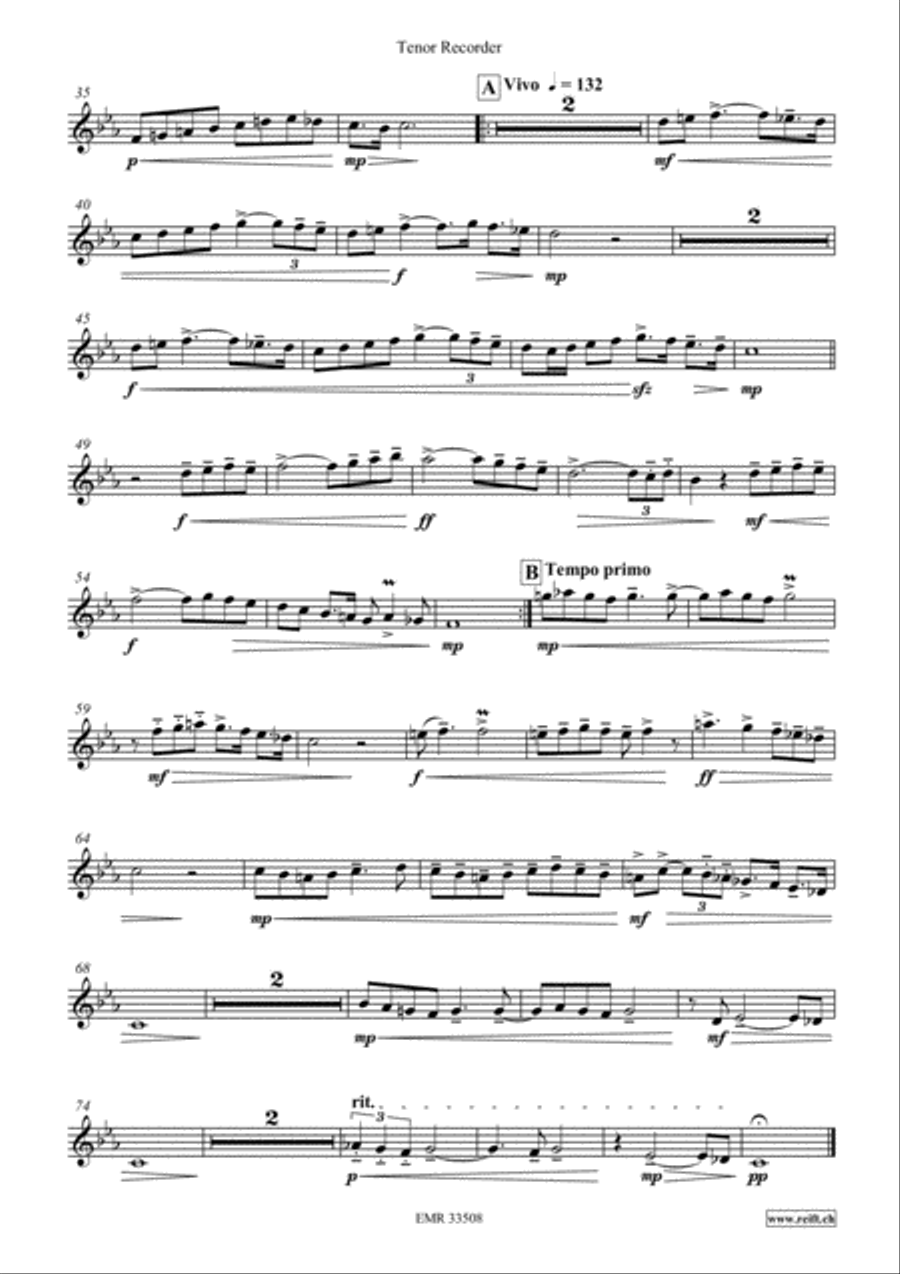 20 Greatest Hits Around The World Tenor Recorder scores gallery preview page 6