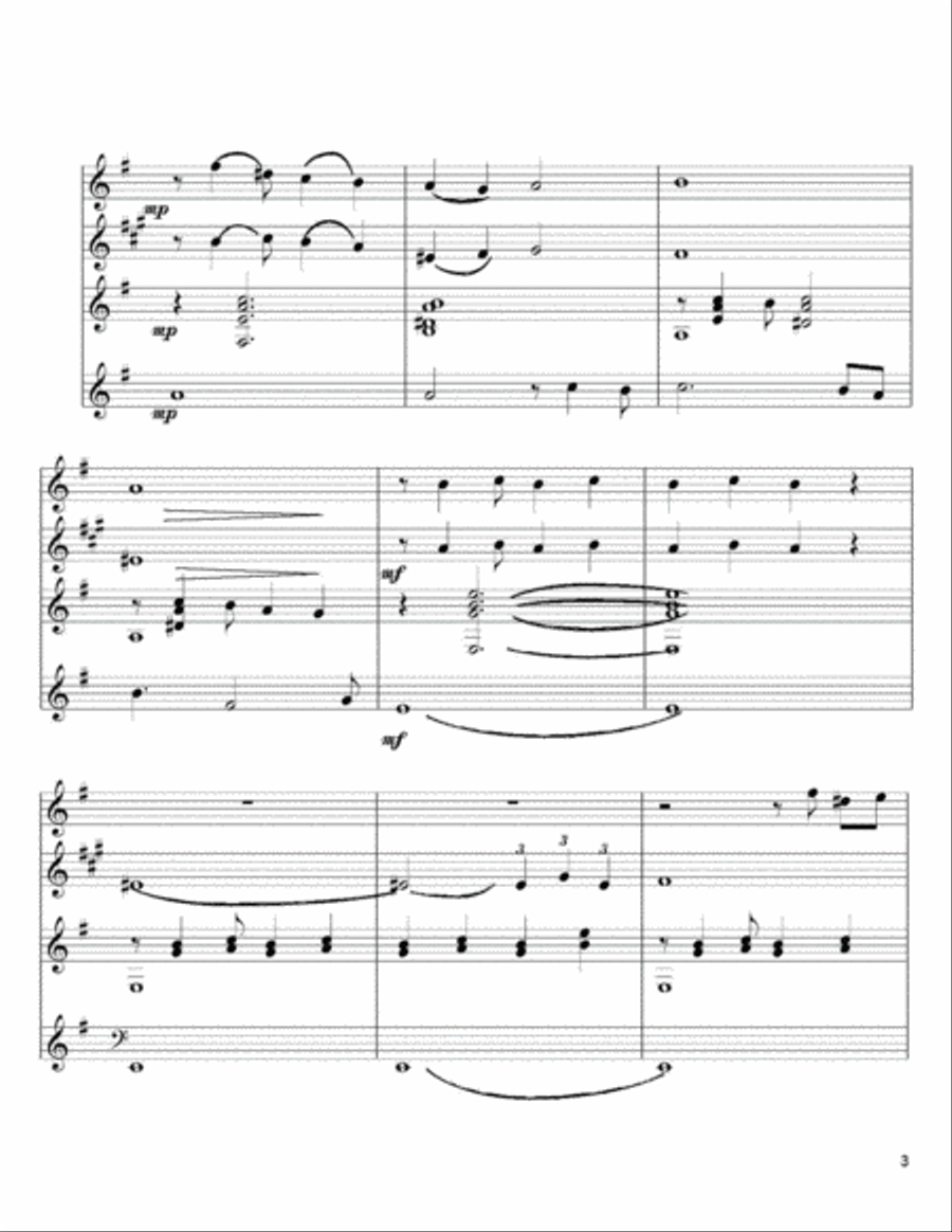 Atardecer Preludio Tango y Woodwind Ensemble scores gallery preview page 5